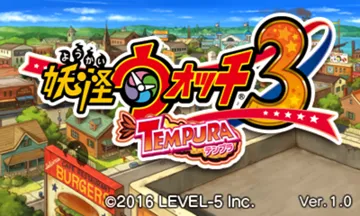 Yo-Kai Watch 3 - Tempura (Japan) screen shot title
